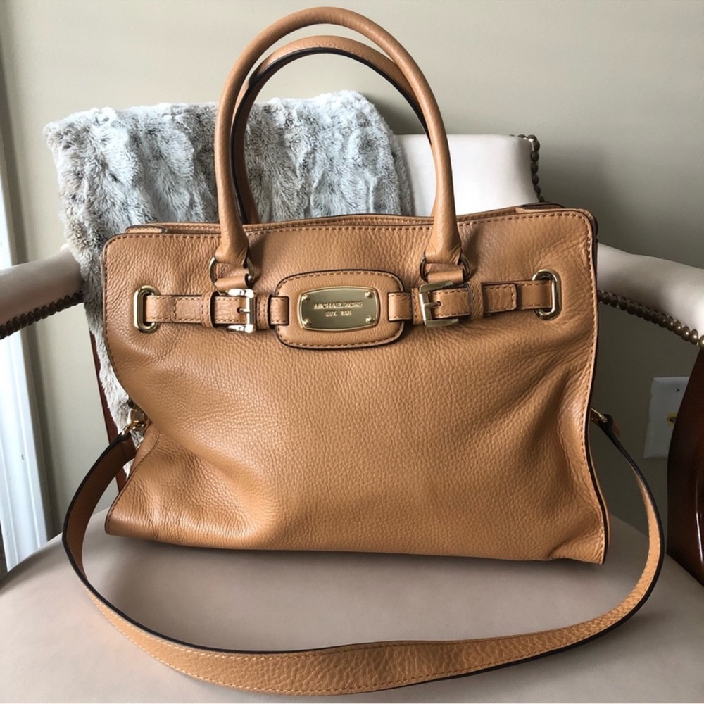 Michael Kors Hamilton Bag with Gold Hardware